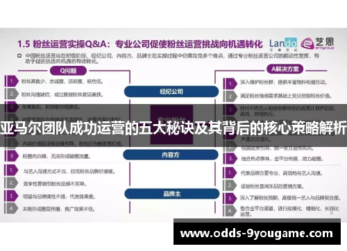 亚马尔团队成功运营的五大秘诀及其背后的核心策略解析